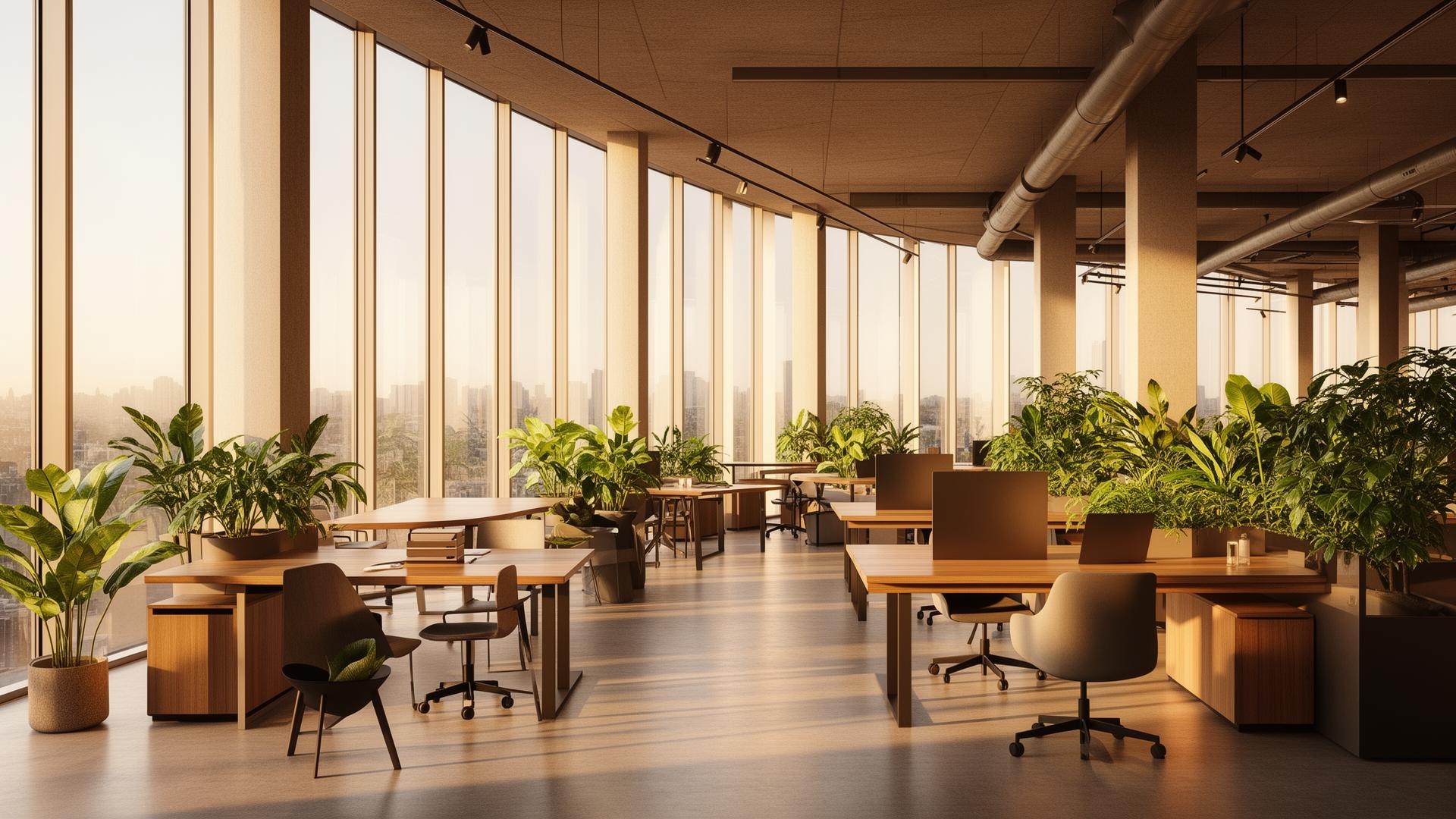 Modern coworking space